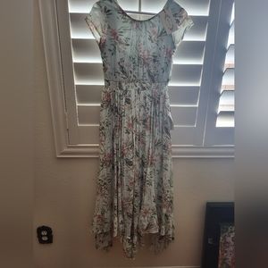 NWT Joyfolie Girls Size 12 Blue Floral Dress